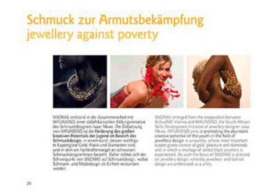 Imagebroschuere Sisonke, KulturAXE, Grafik Tymon Dabrowski