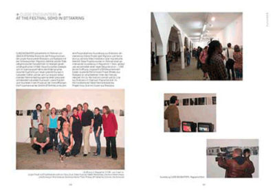 Katalog Close Encounters, KulturAXE, Grafik Eszter Kapitany